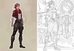 Arcane: The Official Coloring Book