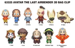 Avatar The Last Airbender 3D PVC Bag Clips Series 1