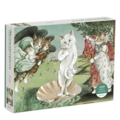 Birth of Venus Meowsterpiece 1000 Piece Puzzle