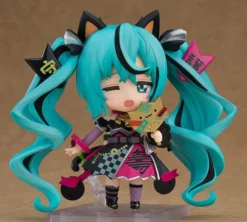 Black Maneki Miku Nendoroid Action Figure 10 cm