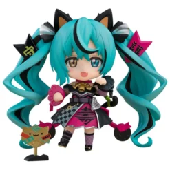 Black Maneki Miku Nendoroid Action Figure 10 cm