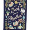 Book Lover's Embroidered Journal