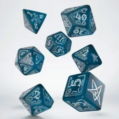 Call of Cthulhu Abyssal & White Dice Set