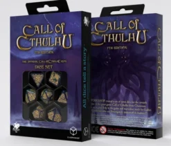 Call of Cthulhu Blue-Green & Gold Dice Set