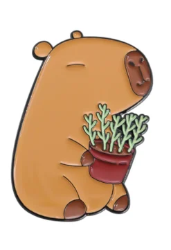 Capybara & Plant Pin
