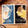 Catbus & Flying Totoro Retro Stickers