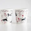 Cat Mug Roses 250 ml