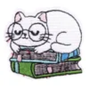 Cat On Books Patch