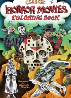 Classic Horror Movies Coloring Book