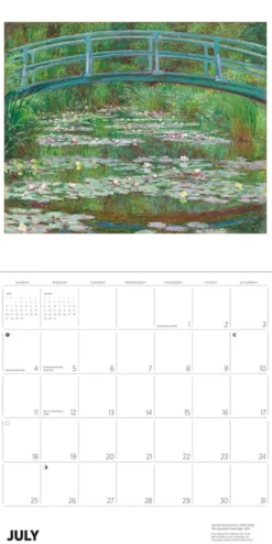 Claude Monet 2027 Wall Calendar