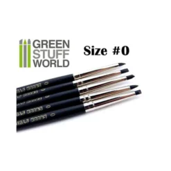 Colour Shapers Brushes SIZE 0 - BLACK FIRM