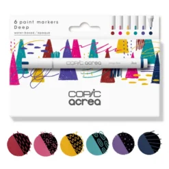 Copic Acrea Paint Marker Set 6 - Deep