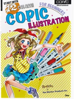 Copic Illustration Starter Set of 12 Pencils w/ Book