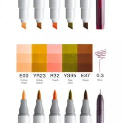 Copic Manga Yumi - Set of 6