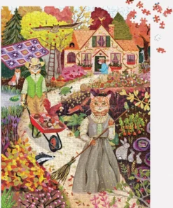 Cottage Cats Foil Puzzle 1000 pcs