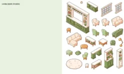 Cute 'n'Cozy Sticker Therapy Make Your Own Adorable Room Sets! Over 500 Stickers