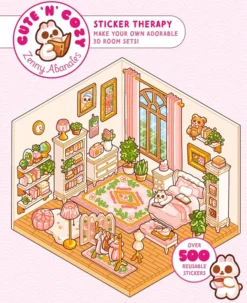 Cute 'n'Cozy Sticker Therapy Make Your Own Adorable Room Sets! Over 500 Stickers