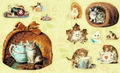 Cynthia Hart's Victoriana Cats: The Sticker Book 300 Enchanting Stickers