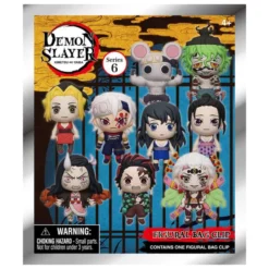 Demon Slayer Kimetsu no Yaiba 3D PVC Bag Clip Series 6