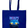 Derpy Navy Blue Tote Bag