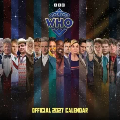 Doctor Who Classic Edition Official 2027 Wall Calendar