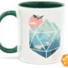 D20 Scene -Mug & Random D20 Die- Gift Set Gift Set