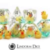 Ducky set of 7 dice