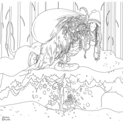Fantasy Forest Coloring Book: John Bauer's World of Fairies and Trolls