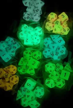 Fluorescent Blue - Numbers: Black