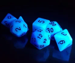Fluorescent Blue & Purple - Numbers: Black