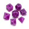 Fluorescent Purple - Numbers: Black