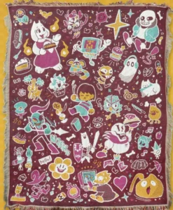 Friends & Foes Throw Blanket 150 x 127 cm