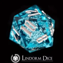 Giant Acrylic D20 Blue