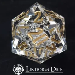 Giant Acrylic D20 Transparent