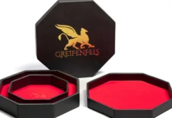 Greifenfels Octagon Dice Tray Red