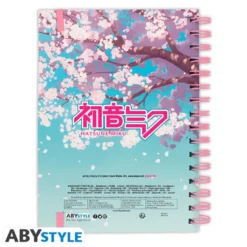 Hatsune Miku Cherry Blossom Spiral Notebook A5