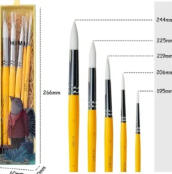 HIMI Brush Set of 5 - Yellow Edition
