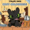 How to Train Your Dragon: Cosy Colouring