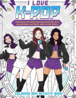 I Love K-pop Coloring and Activity Book