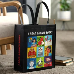 I Read Banned Books Reusable Shopping Bag