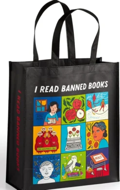 I Read Banned Books Reusable Shopping Bag