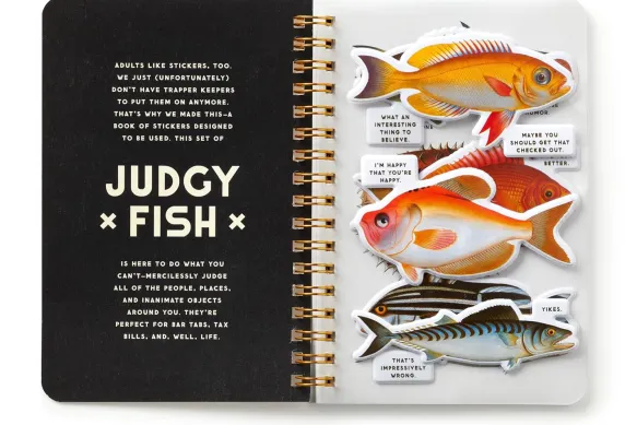 Judgy Fish Sticker Book