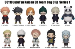 Jujutsu Kaisen 3D PVC Bag Clips Serie 1