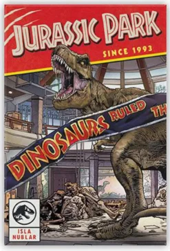 Jurassic Comic Standard Magnet