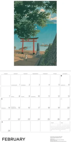 Kawase Hasui 2027 Wall Calendar