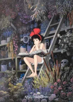 Kiki in the Herbarium Clear Folder A4