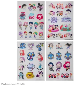 Kpop Demon Hunters 4 Sticker Sheets