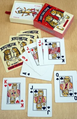 Last Call Cats Playing Cards