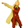 Liten figur - Tintin med trenchcoat