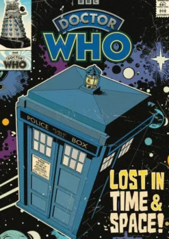 Lost In Time & Space Postcard Print A6